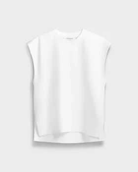 Camiseta sin mangas de corte recto