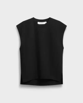 Camiseta sin mangas de corte recto
